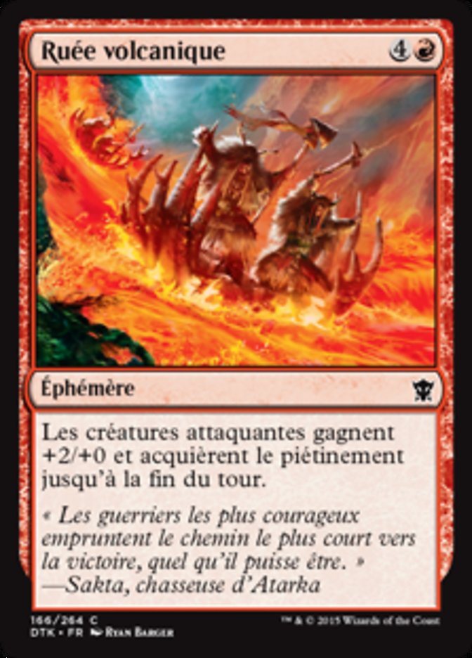 Volcanic Rush (Dragons of Tarkir #166)