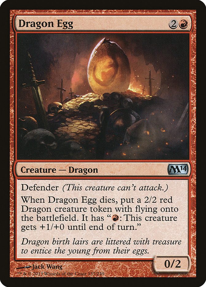 Dragon Egg (Magic 2014 #137)