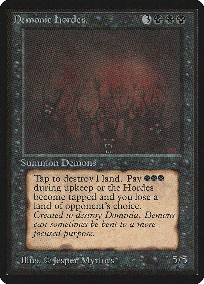 Demonic Hordes (Limited Edition Beta #104)