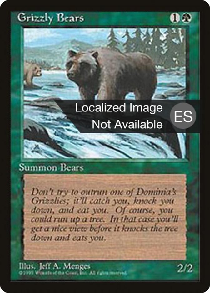 Grizzly Bears (Fourth Edition Foreign Black Border #250)