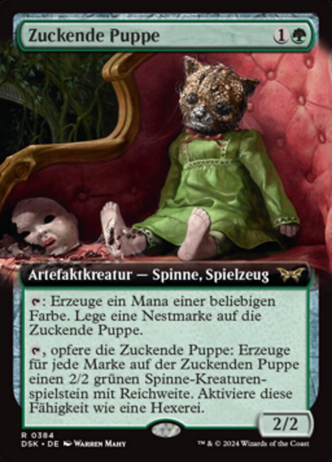 Zuckende Puppe