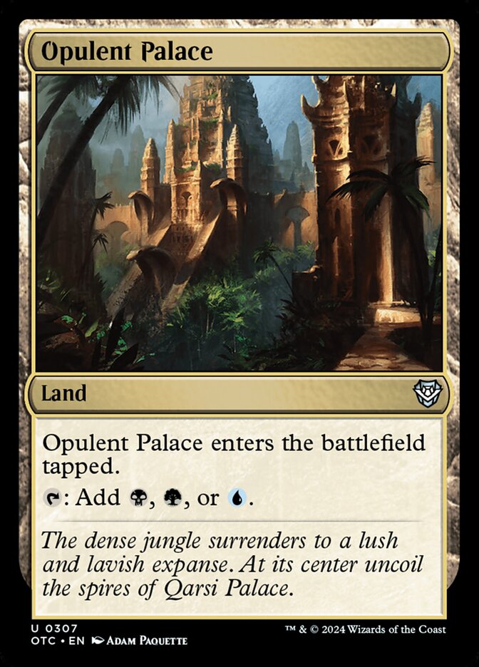 Opulent Palace (Outlaws of Thunder Junction Commander #307)