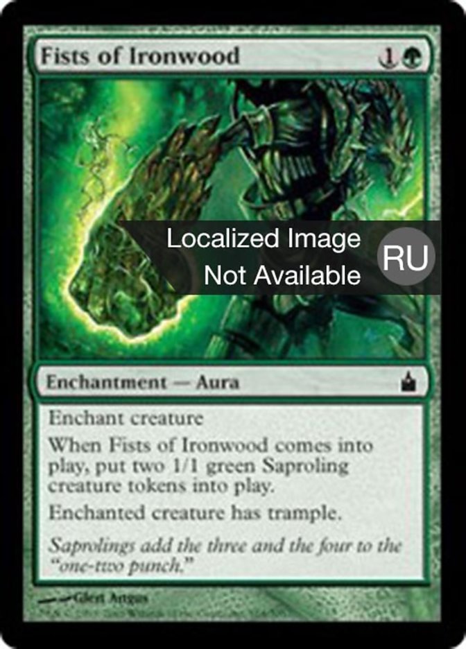 Fists of Ironwood (Ravnica: City of Guilds #164)