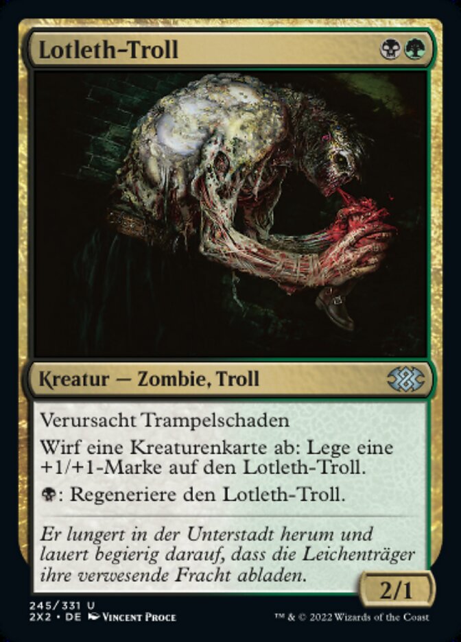 Lotleth Troll (Double Masters 2022 #245)