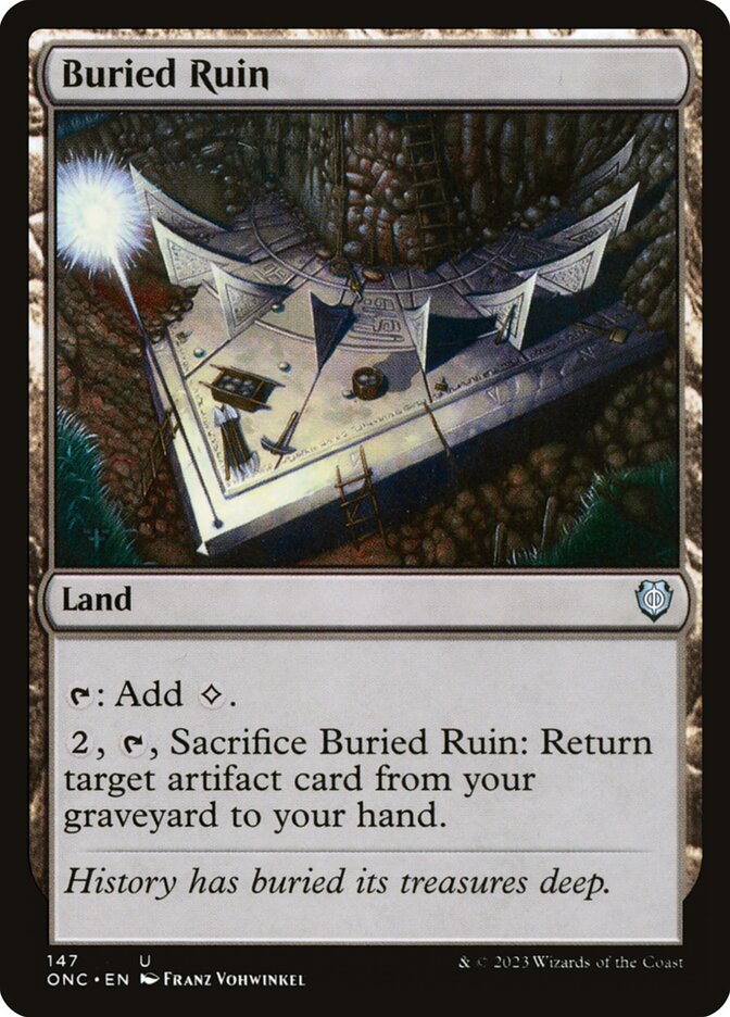 Buried Ruin (Phyrexia: All Will Be One Commander #147)