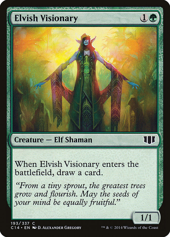 Elvish Visionary (Commander 2014 #193)