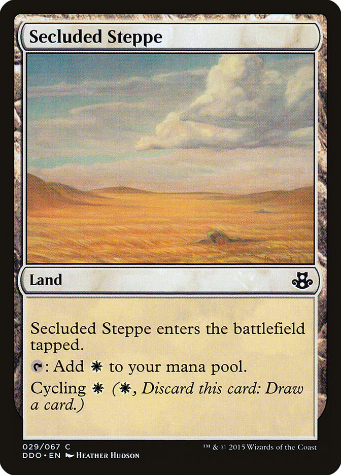 Secluded Steppe (Duel Decks: Elspeth vs. Kiora #29)