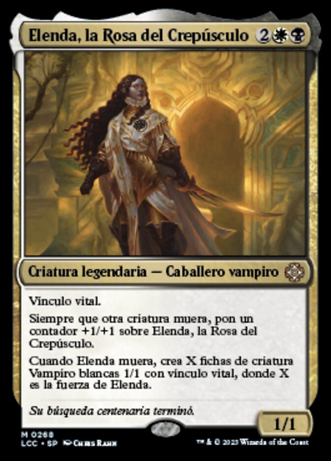 Elenda, the Dusk Rose (The Lost Caverns of Ixalan Commander #268)