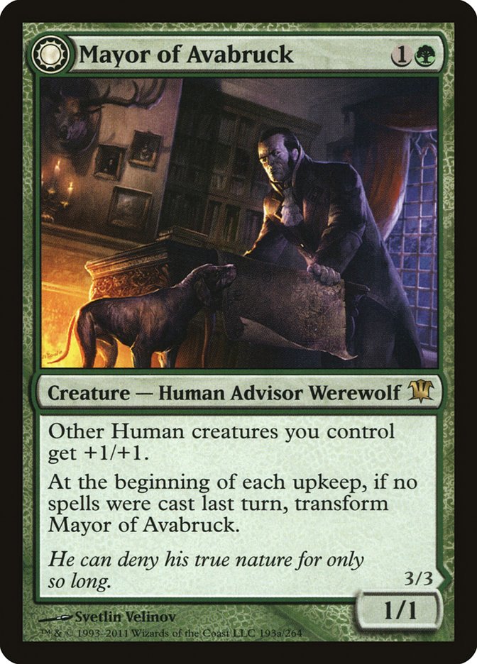 Mayor of Avabruck // Howlpack Alpha (Innistrad #193)
