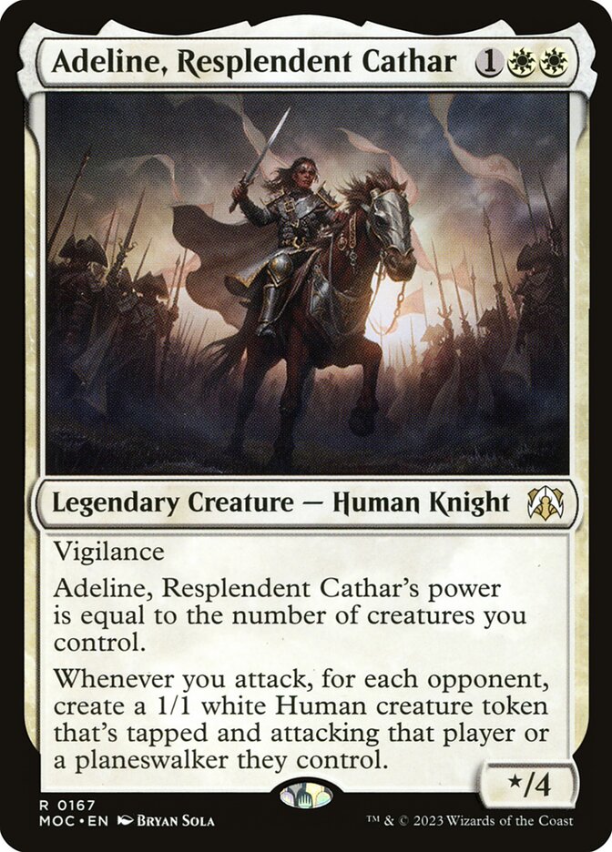 Adeline, Resplendent Cathar · March of the Machine Commander (MOC) 167