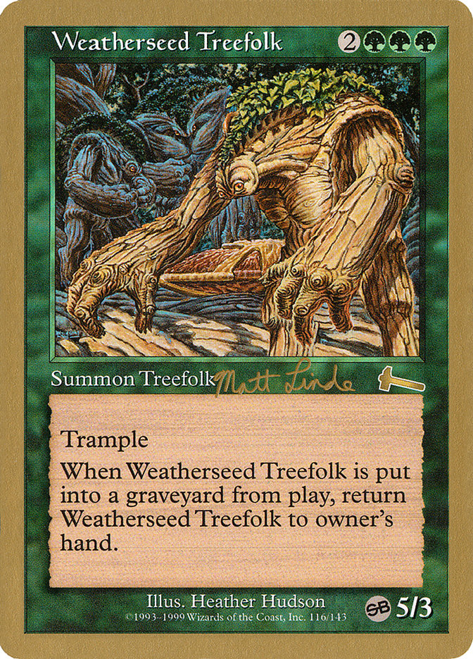 Weatherseed Treefolk (World Championship Decks 1999 #ml116sb)