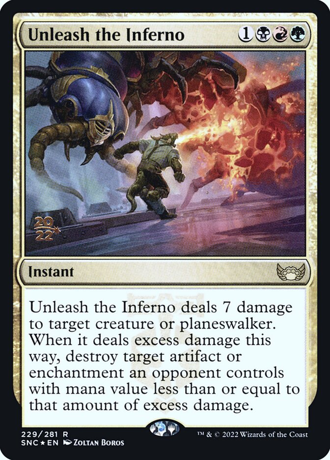 Unleash the Inferno (Streets of New Capenna Promos #229s)