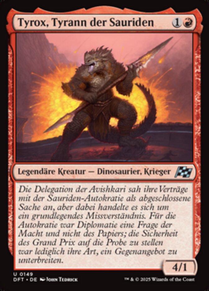 Tyrox, Tyrann der Sauriden