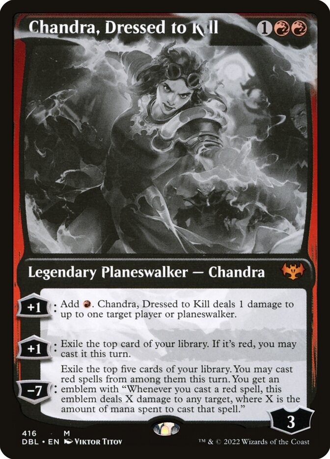 Chandra, Dressed to Kill · Innistrad: Double Feature (DBL) #416