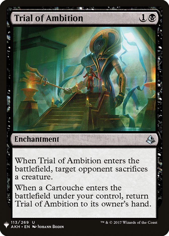 Trial of Ambition (The List #AKH-113)