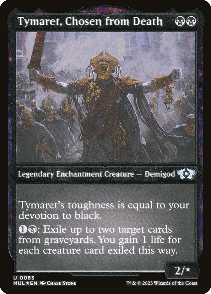 Tymaret, Chosen from Death – Etched Foil