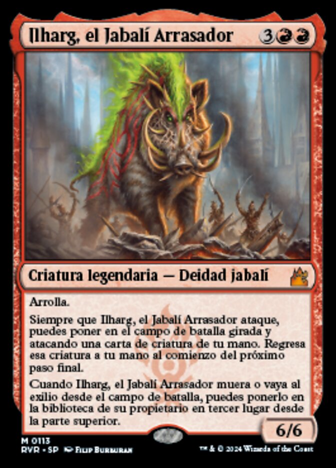 Ilharg, the Raze-Boar (Ravnica Remastered #113)