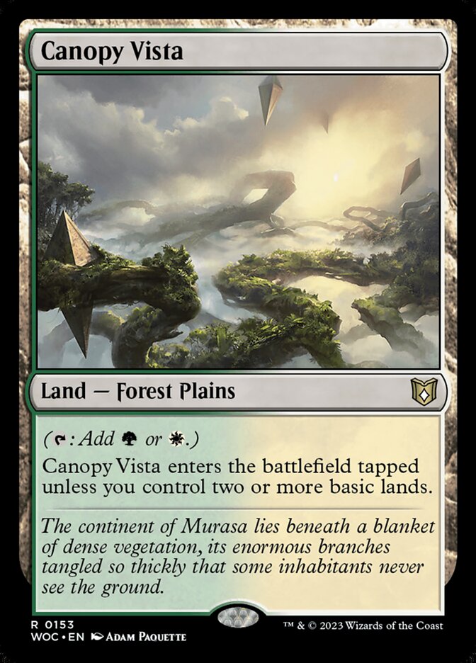 Canopy Vista (Wilds of Eldraine Commander #153)