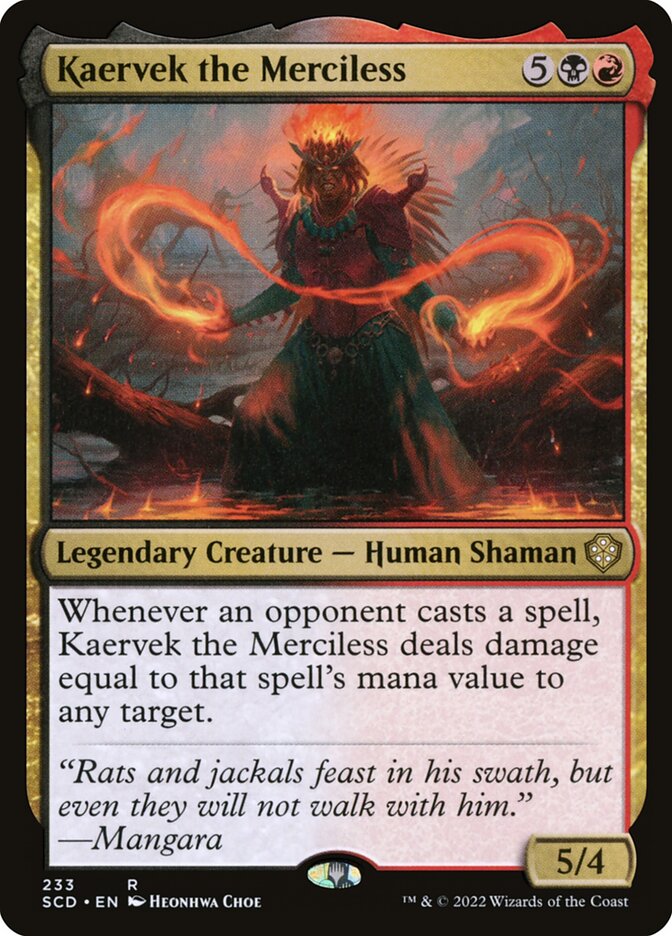 Kaervek the Merciless (Starter Commander Decks #233)