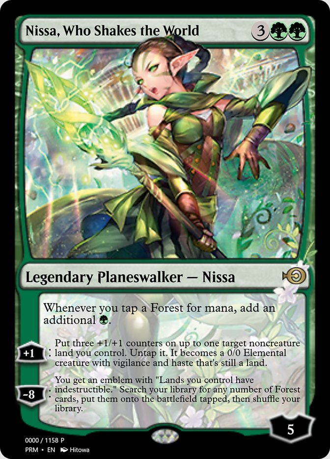 Nissa, Who Shakes the World (Magic Online Promos #72261)