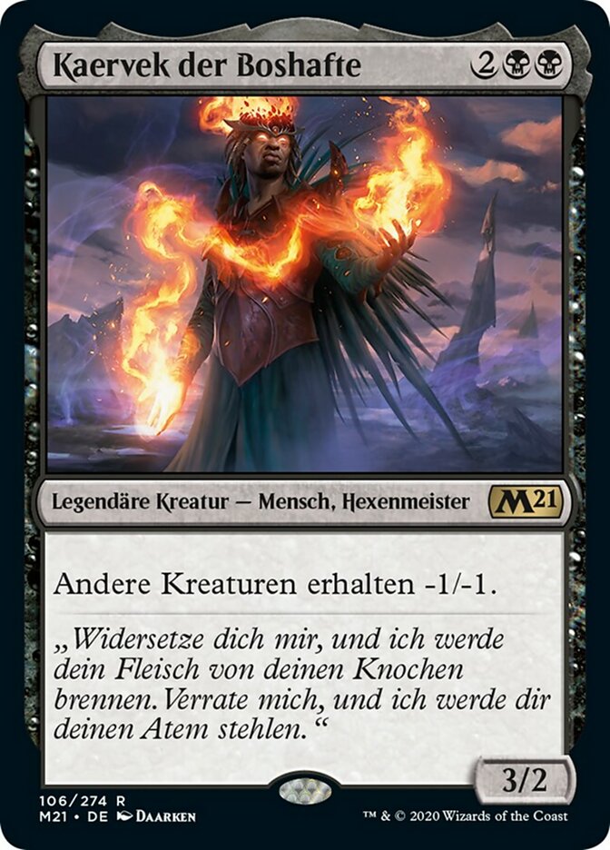 Kaervek, the Spiteful (Core Set 2021 #106)