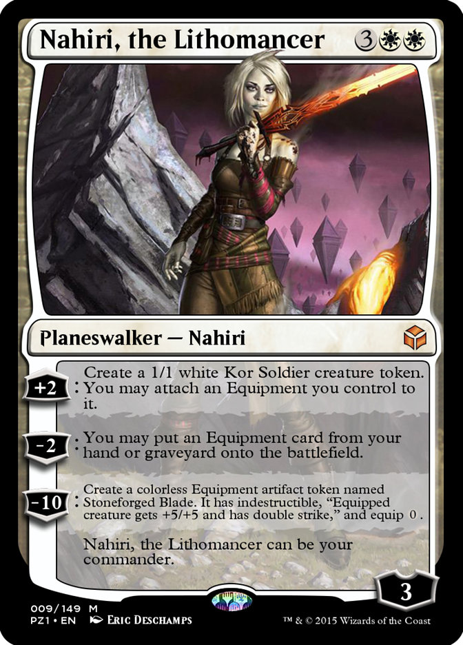 Nahiri, the Lithomancer (Legendary Cube Prize Pack #9)