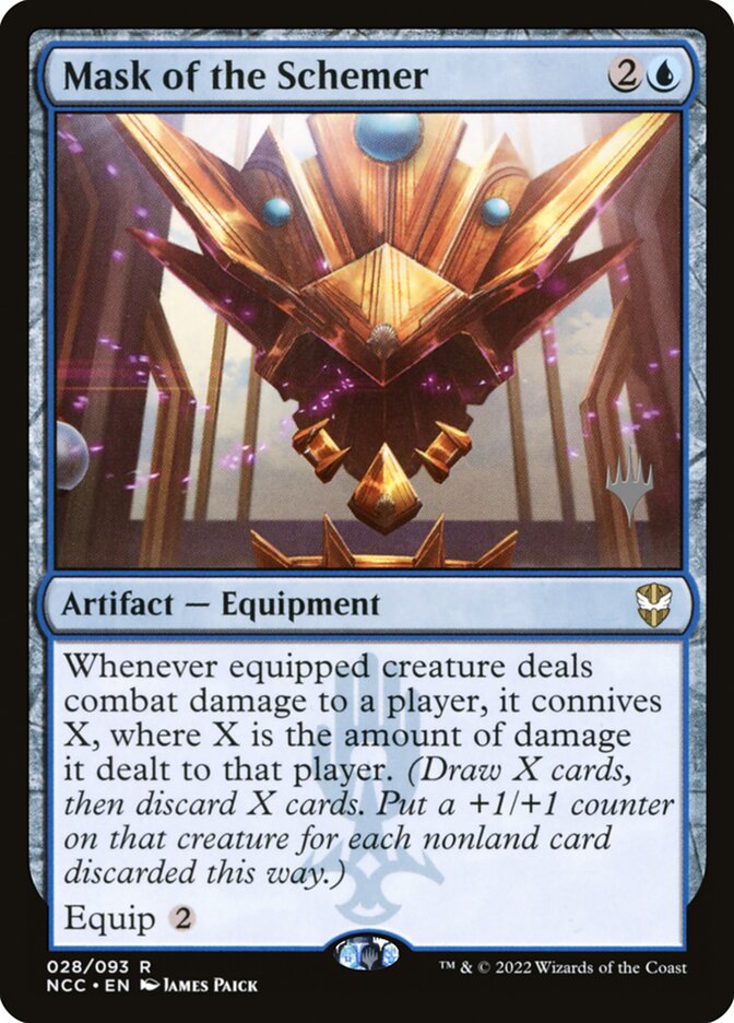 Mask of the Schemer (New Capenna Commander Promos #28p)