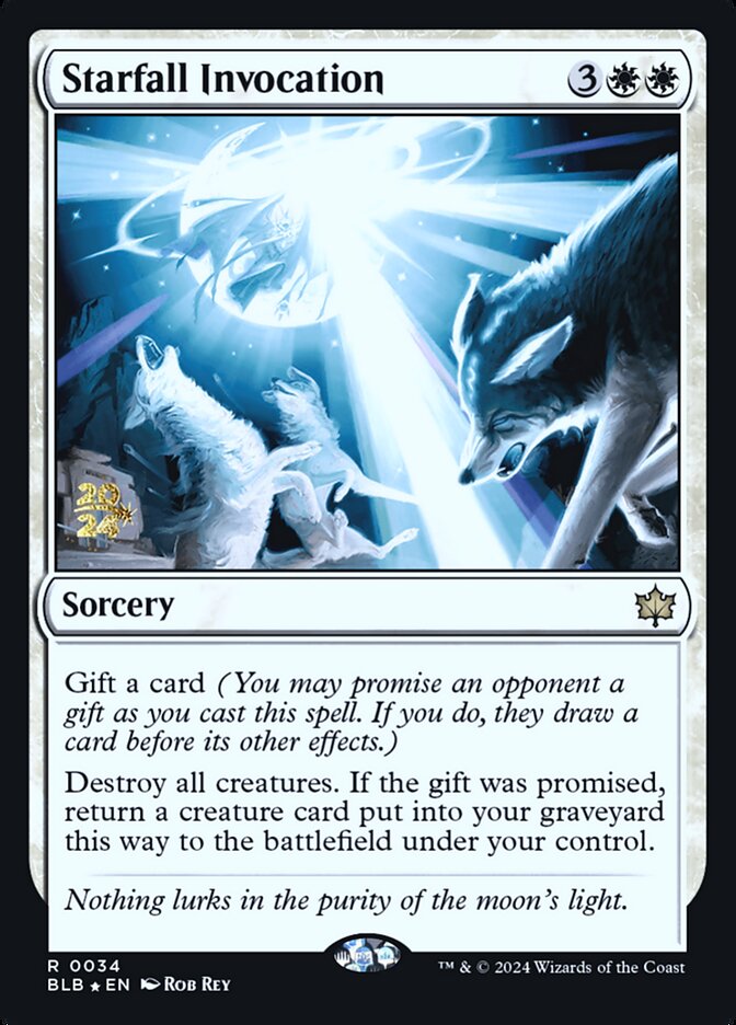 Starfall Invocation (Bloomburrow Promos #34s)