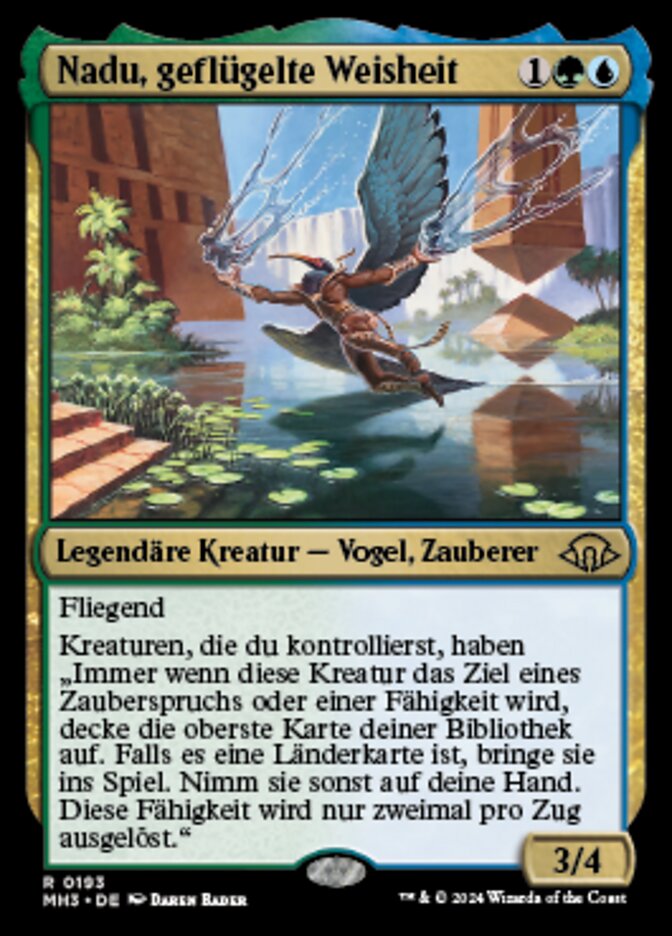 Nadu, Winged Wisdom (Modern Horizons 3 #193)