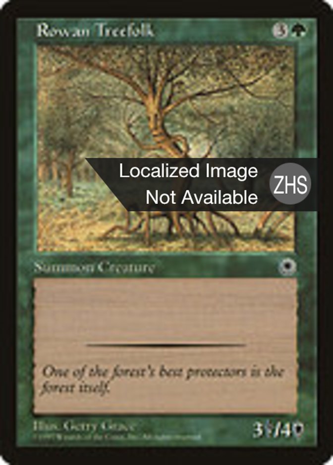 Rowan Treefolk (Portal #184)