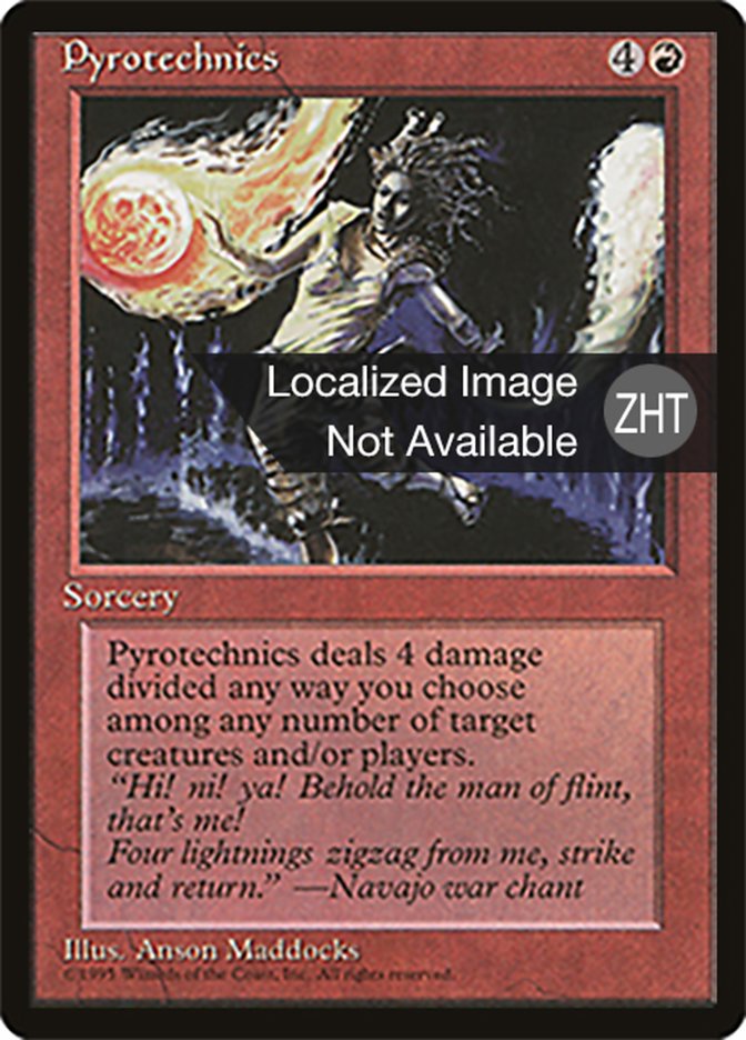 Pyrotechnics (Fourth Edition Foreign Black Border #217)