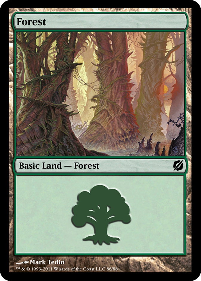 Forest (Duel Decks: Mirrodin Pure vs. New Phyrexia #86)
