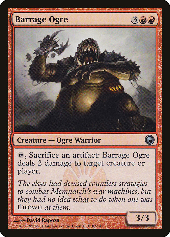 Barrage Ogre (Scars of Mirrodin #83)