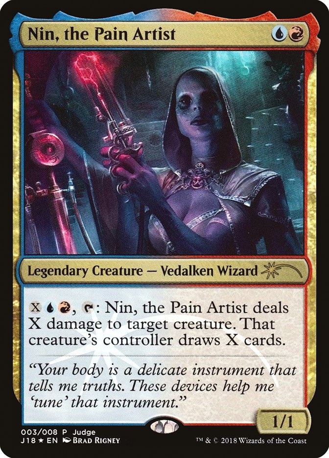 Nin, the Pain Artist (Judge Gift Cards 2018 #3)