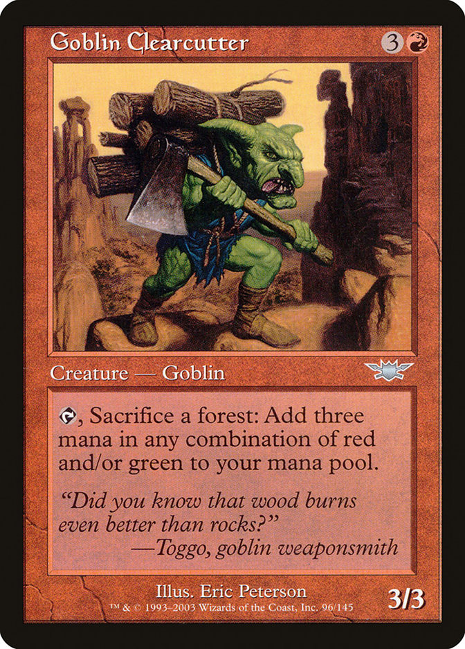 Goblin Clearcutter (Legions #96)