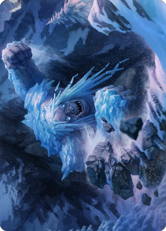 Icehide Troll // Icehide Troll (Kaldheim Art Series #46)