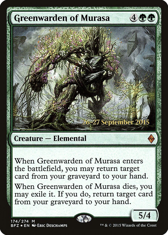 Greenwarden of Murasa (Battle for Zendikar Promos #174s)