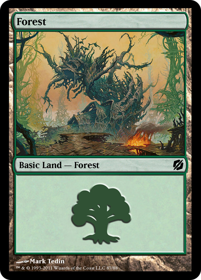 Forest (Duel Decks: Mirrodin Pure vs. New Phyrexia #87)