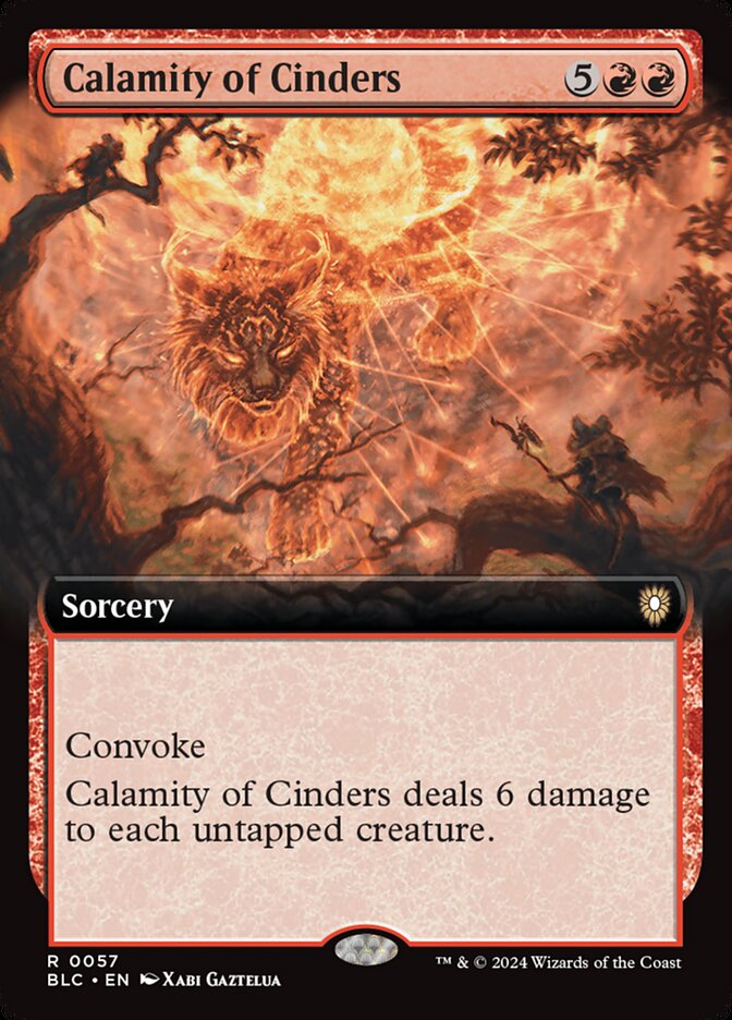 Calamity of Cinders · Bloomburrow Commander (BLC) #57 · Scryfall Magic ...