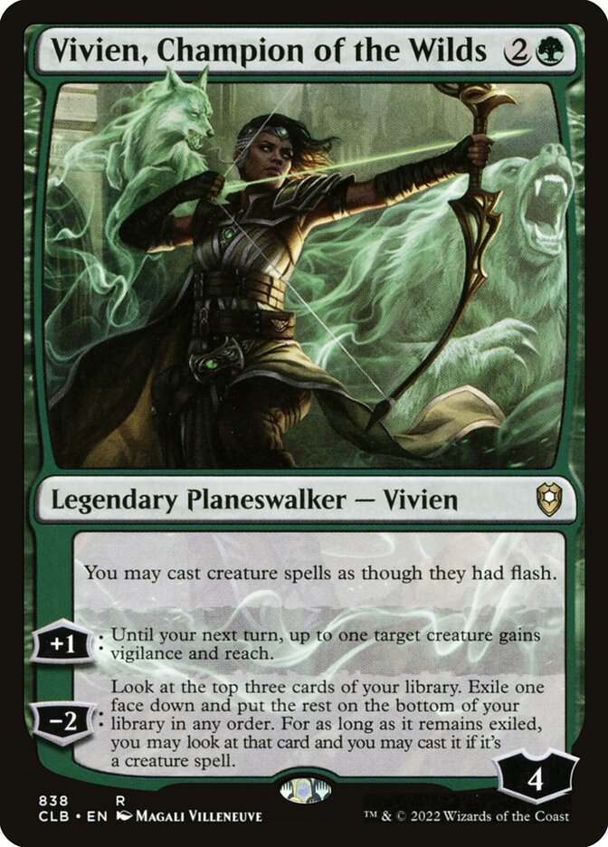 Vivien, Champion of the Wilds (Commander Legends: Battle for Baldur's Gate #838)