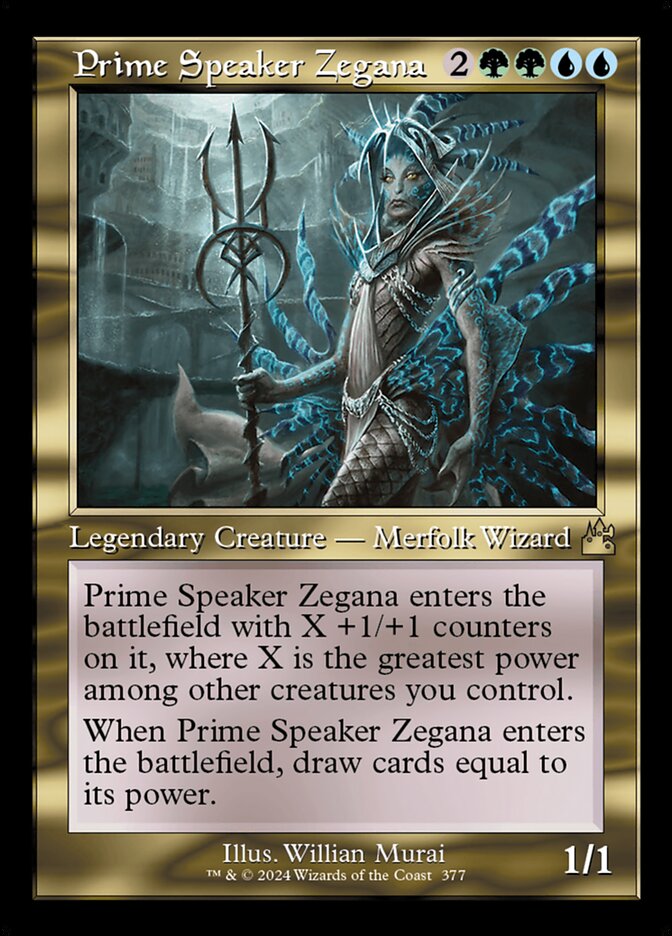 Prime Speaker Zegana (Ravnica Remastered #377)