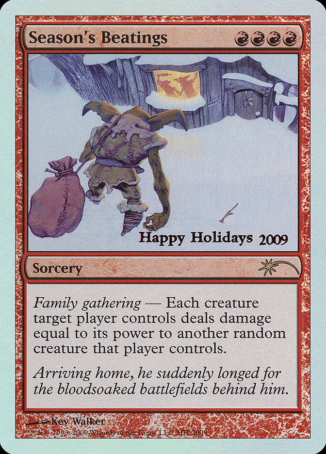 Season's Beatings · Happy Holidays (HHO) #9 · Scryfall Magic The