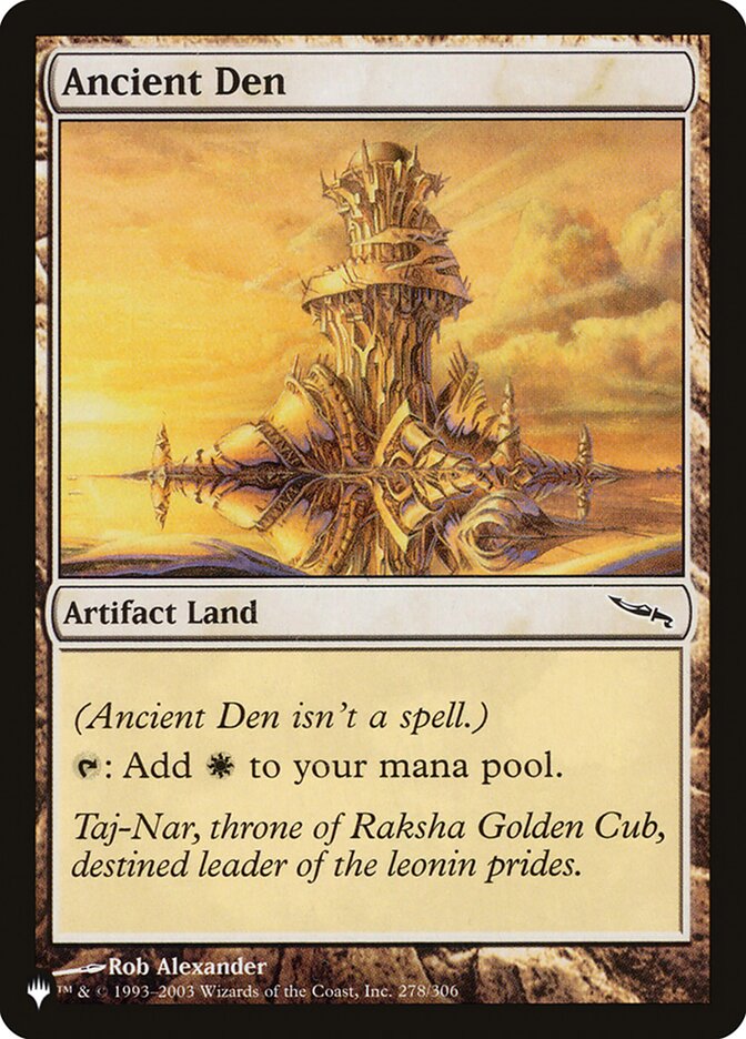 Ancient Den (The List #MRD-278)