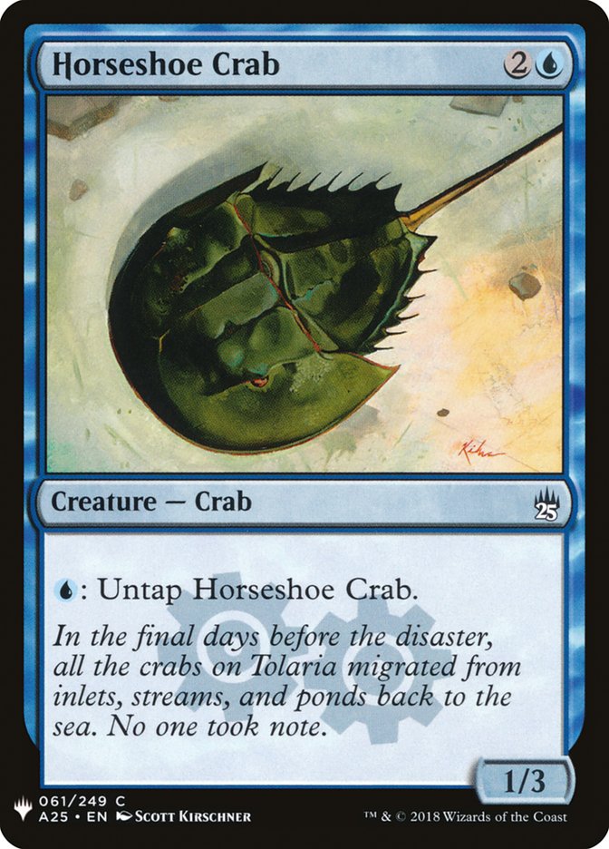 Horseshoe Crab (The List #A25-61)