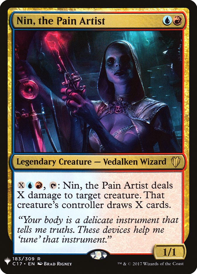 Nin, the Pain Artist (The List #C17-183)