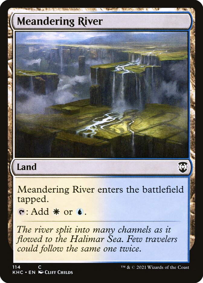 Meandering River (Kaldheim Commander #114)
