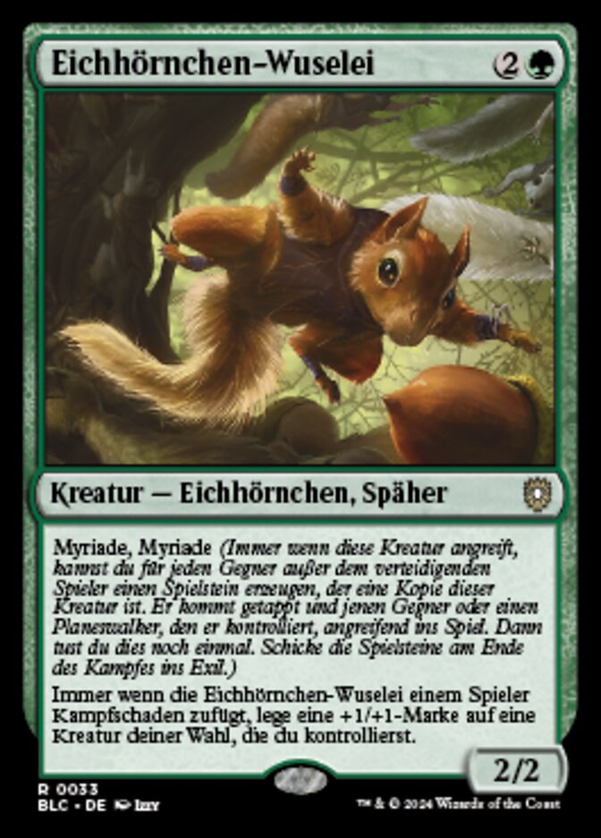 Scurry of Squirrels (Bloomburrow Commander #33)