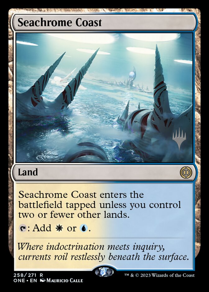 Seachrome Coast (Phyrexia: All Will Be One Promos #258p)