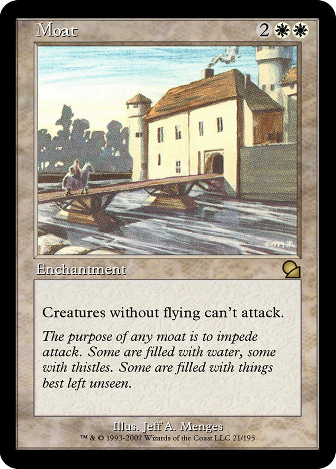 Moat · Masters Edition (ME1) #21 · Scryfall Magic: The Gathering 