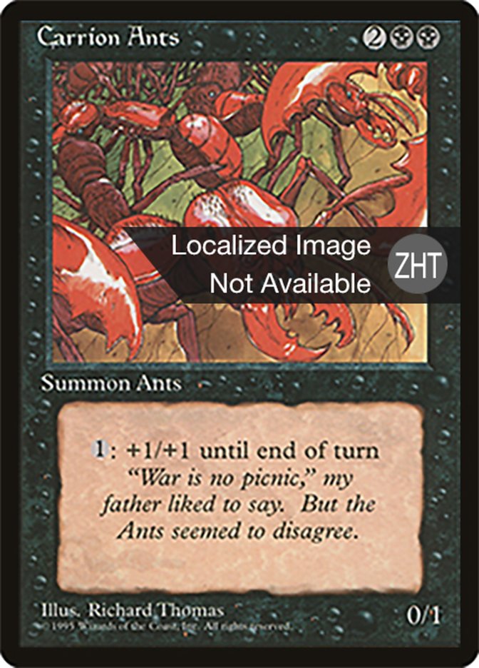 Carrion Ants (Fourth Edition Foreign Black Border #125)